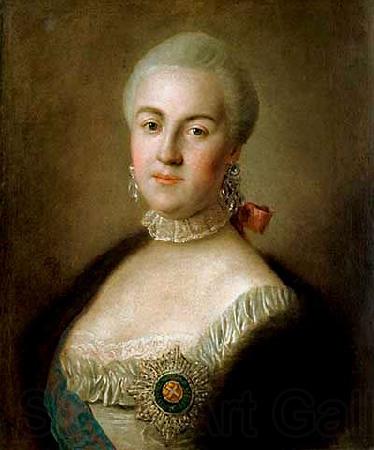 Pietro Antonio Rotari Portrait of Grand Duchess Yekaterina Alexeyevna Spain oil painting art
